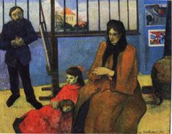 Paul Gauguin The Studio of Schuffenecker(The Schuffenecker Family) oil painting picture